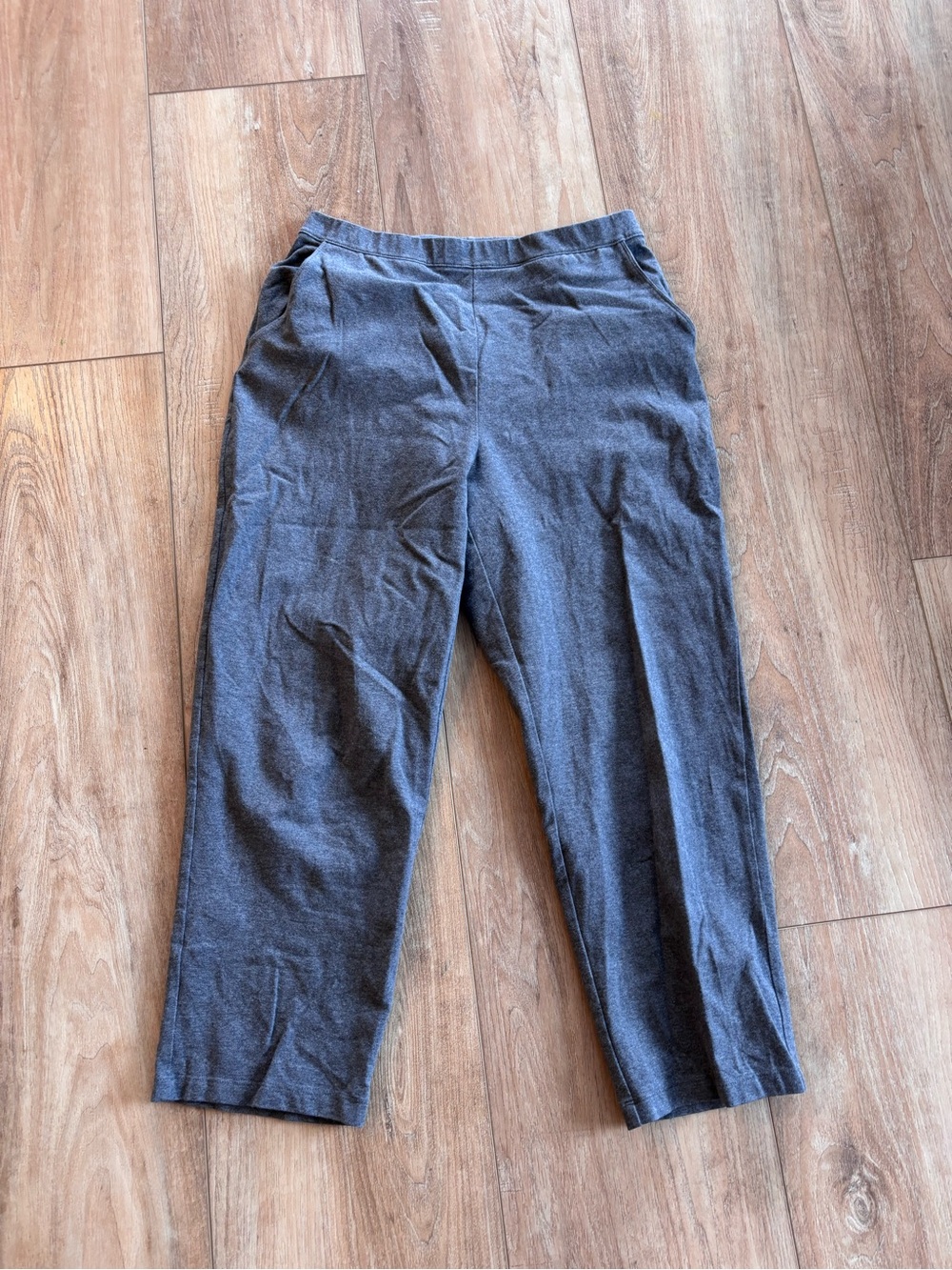 L.L. Bean Charcoal Gray Knit Pants
